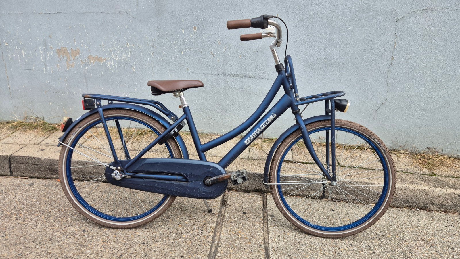 Sparta Pick-Up kinderfiets 24 inch met rekje, Ophalen, 20 inch of meer, Sparta, Gebruikt