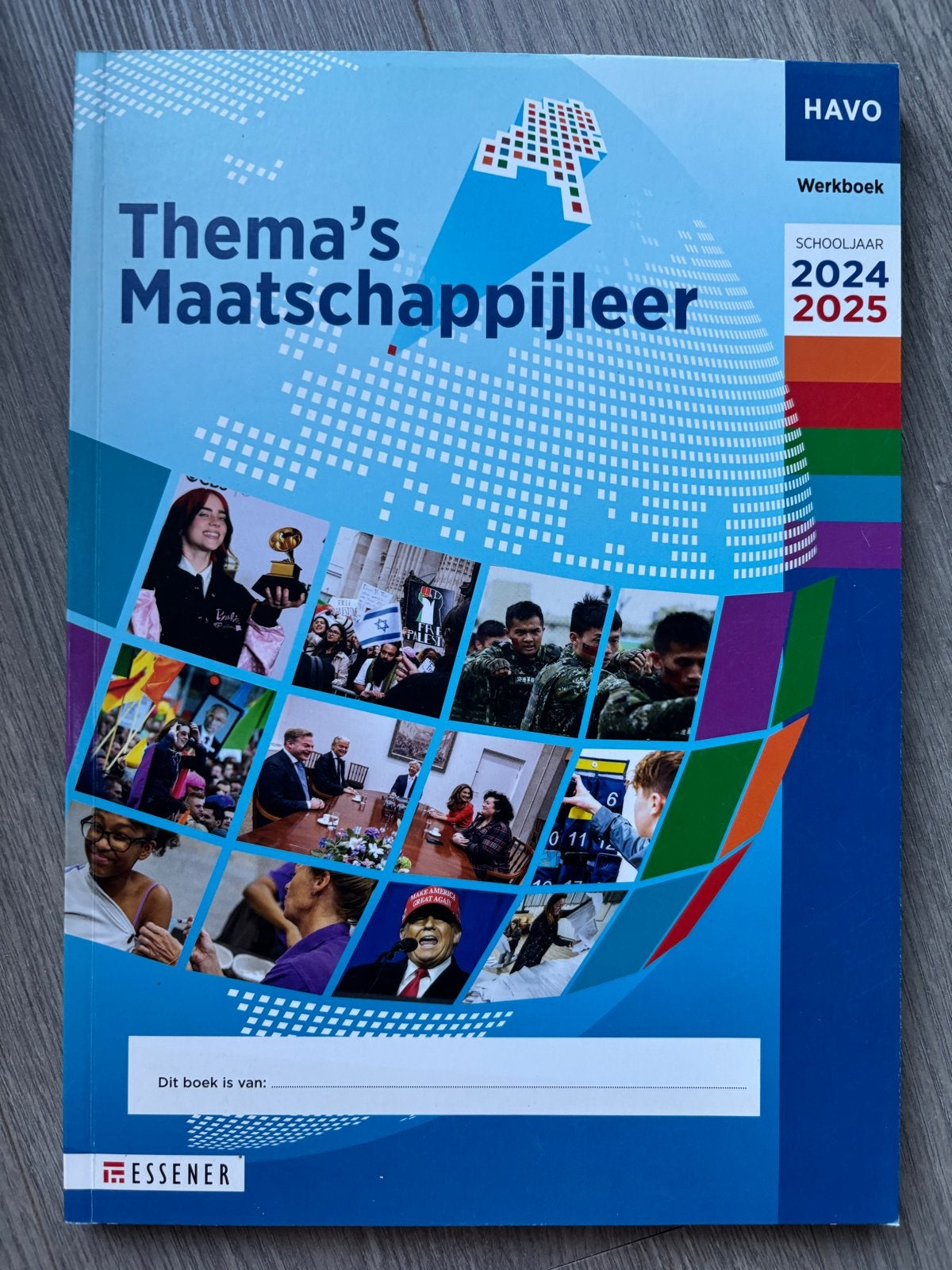 Thema's Maatschappijleer Werkboek HAVO 2024-2025, Ophalen of Verzenden, Zo goed als nieuw, HAVO, Maatschappijleer