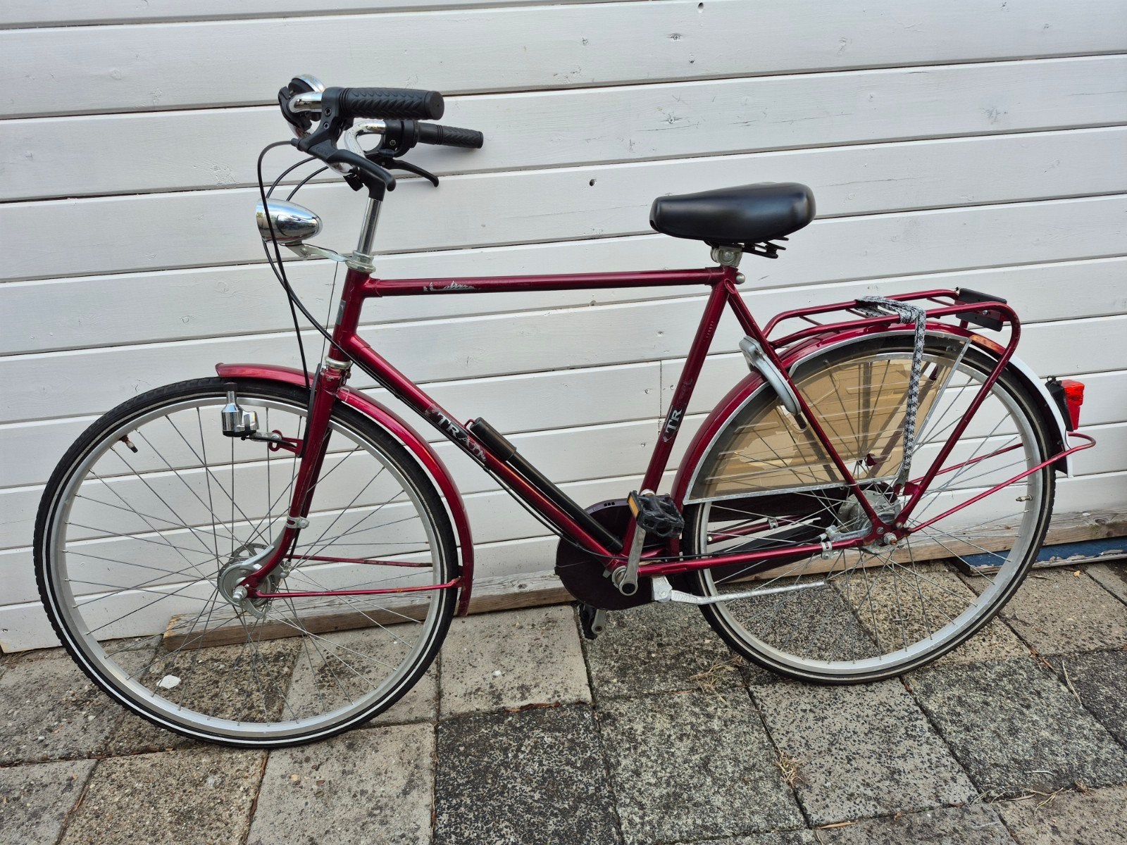 herenfiets 28 inch 3 versnellingen, Versnellingen, Zo goed als nieuw, 53 tot 57 cm, Ophalen