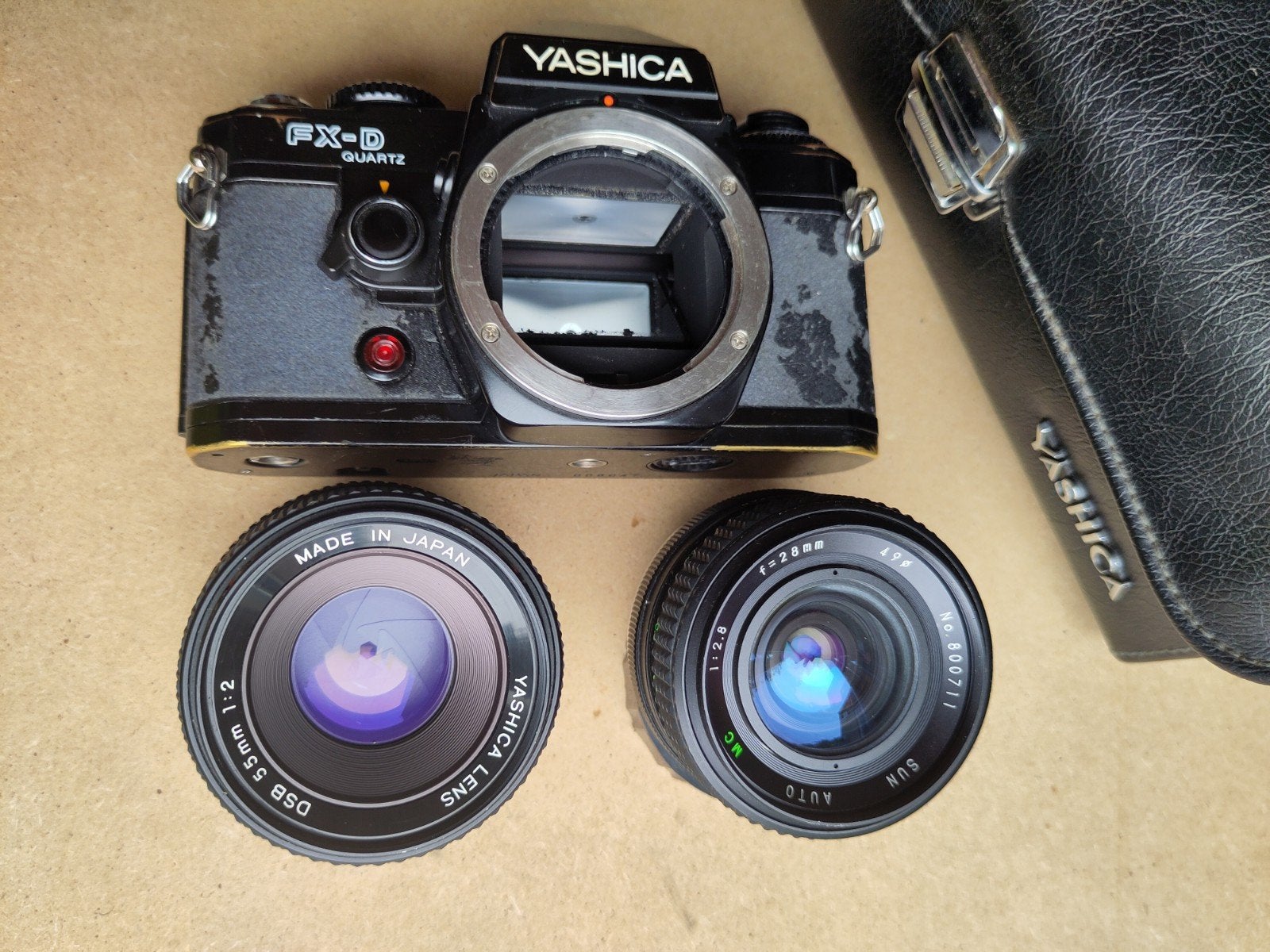 2 lenzen met Contax/Yashica vatting, Overige merken, Gebruikt, Ophalen of Verzenden, Overige vattingen