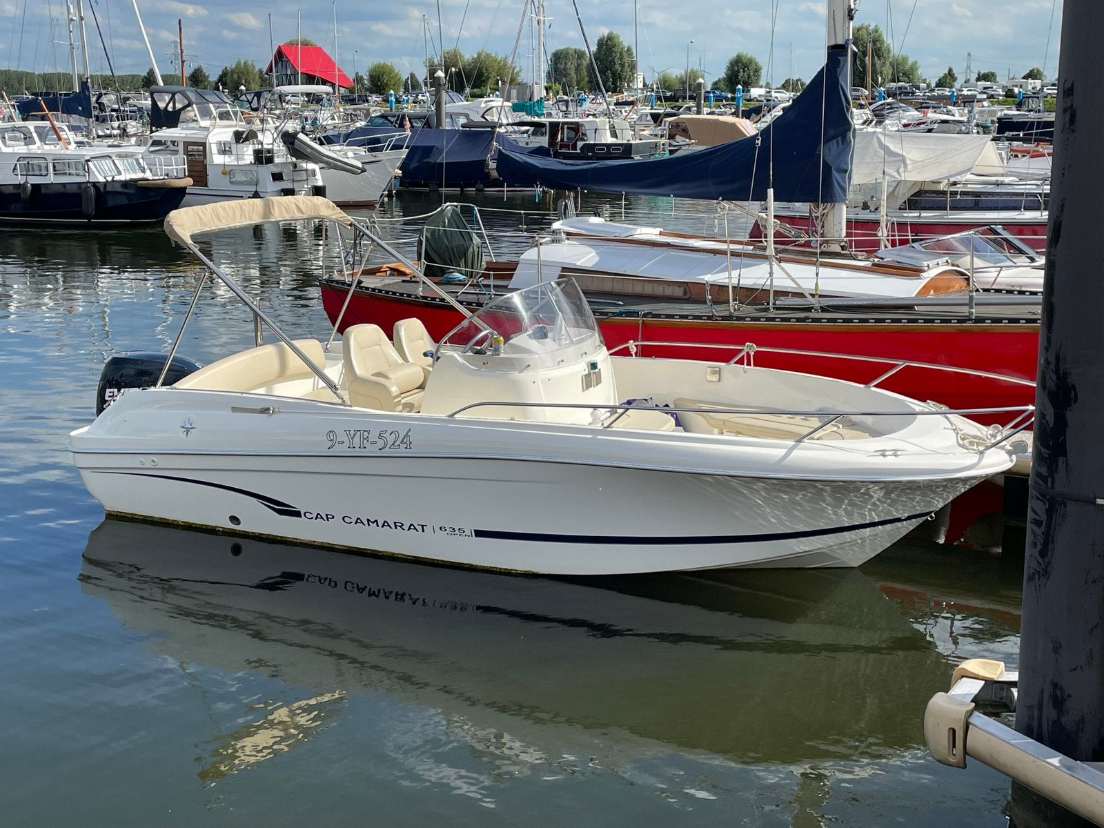 Jeanneau Cap Camarat 635 Evinrude E-TEC 200pk, Gebruikt, Tot 1.00 meter, 200 pk of meer, Elektrische start