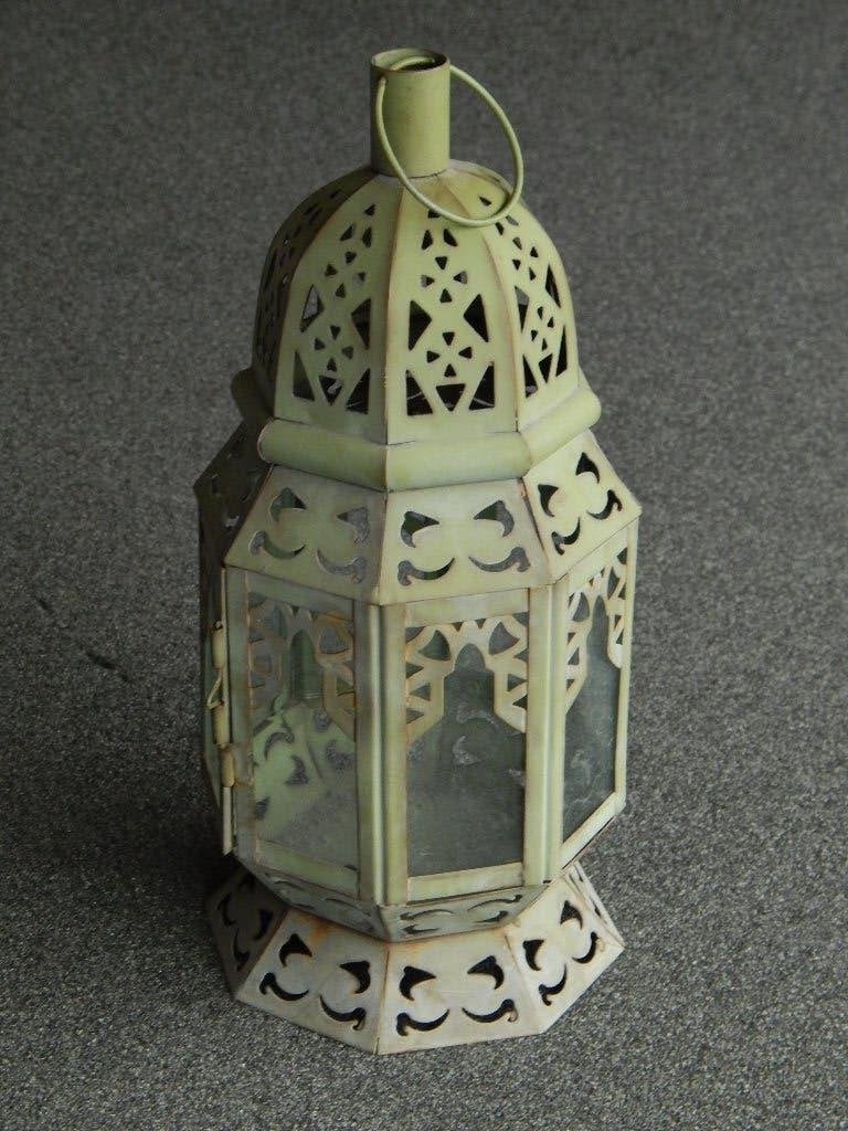 Sier/ decoratie lantaarn, Gebruikt, Lantaarn, Ophalen of Verzenden, Metaal
