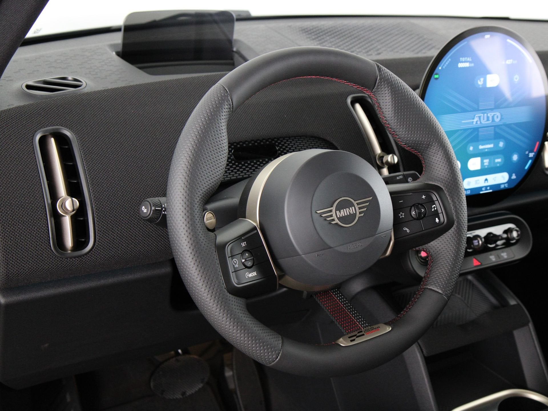MINI Countryman E John Cooper Works Pakket L PRIVATE LEASE E, Auto's, Zwart, Countryman, Isofix, Zwart