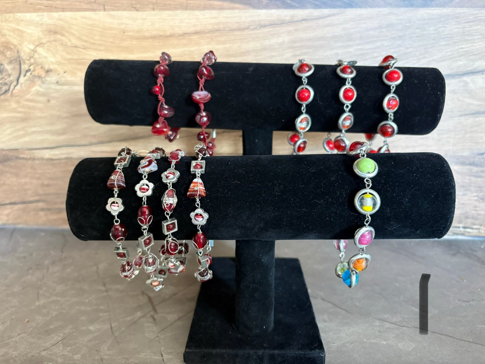 Ibiza half edelsteen en kralen armbandjes, Sieraden, Tassen en Uiterlijk, Armbanden, Overige materialen, Overige kleuren, Nieuw
