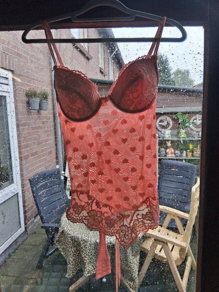 babydoll of nachtkleding, Onbekend, Ophalen, Rood, Overige typen