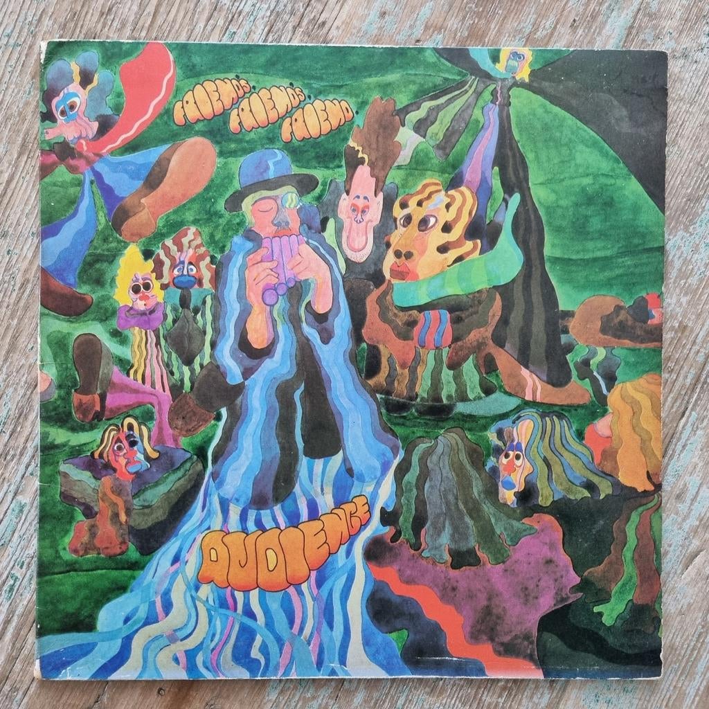 Audience - Audience - pink scroll label, Ophalen of Verzenden, Gebruikt, 12 inch, Progressive