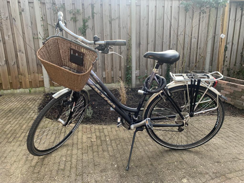 Dames fiets ALTRA 8 versnellingen in zeer goede staat, Gebruikt, Fully, Dames, 53 tot 57 cm