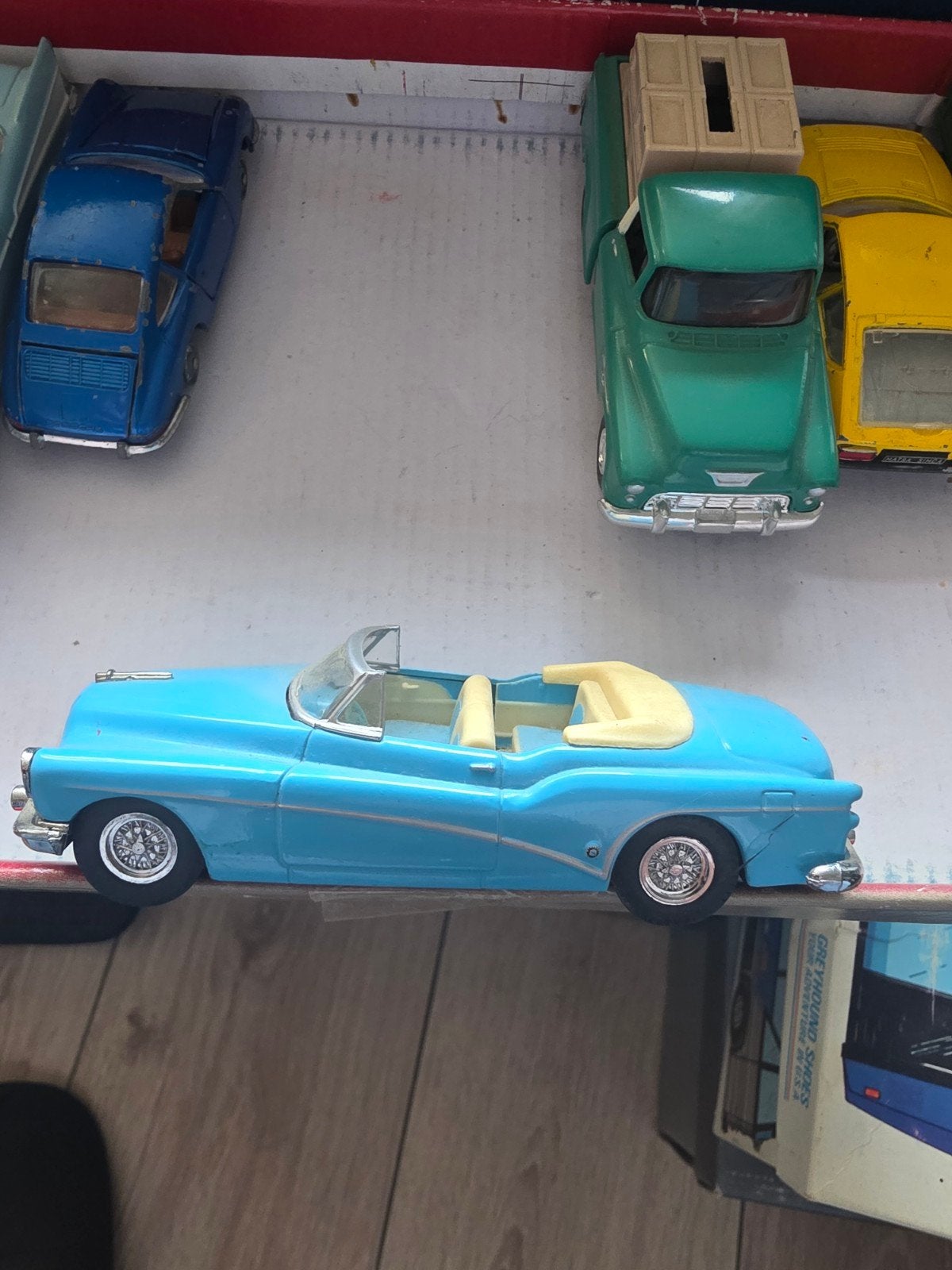 Dinky Matchbox Buick Skylark 1953 - Blauw, Hobby en Vrije tijd, Modelbouw | Auto's en Voertuigen, Ophalen of Verzenden, Gebruikt