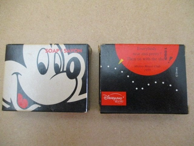 adv10259 mickey zeepje 2, Verzamelen, Ophalen, Mickey Mouse, Zo goed als nieuw, Overige typen