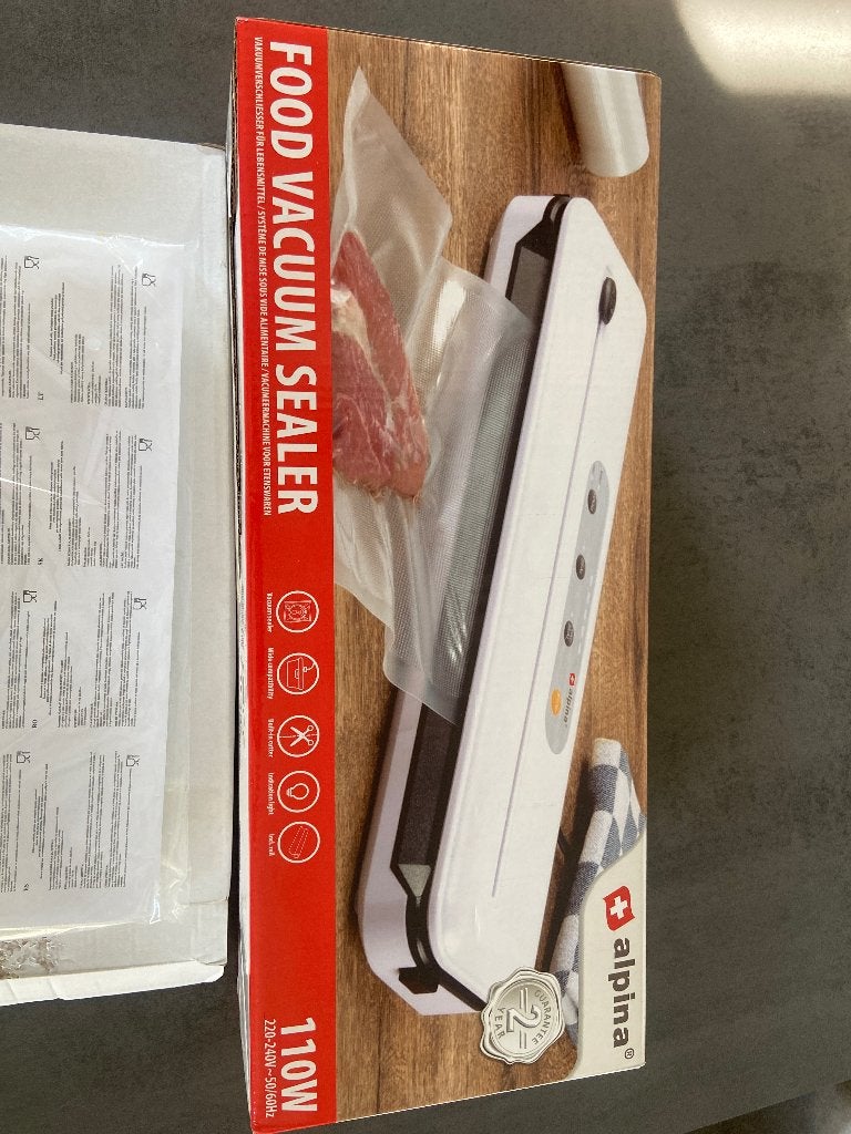 Vacuüm sealer  met zakjes, Overige typen, Ophalen of Verzenden, Zo goed als nieuw, Wit