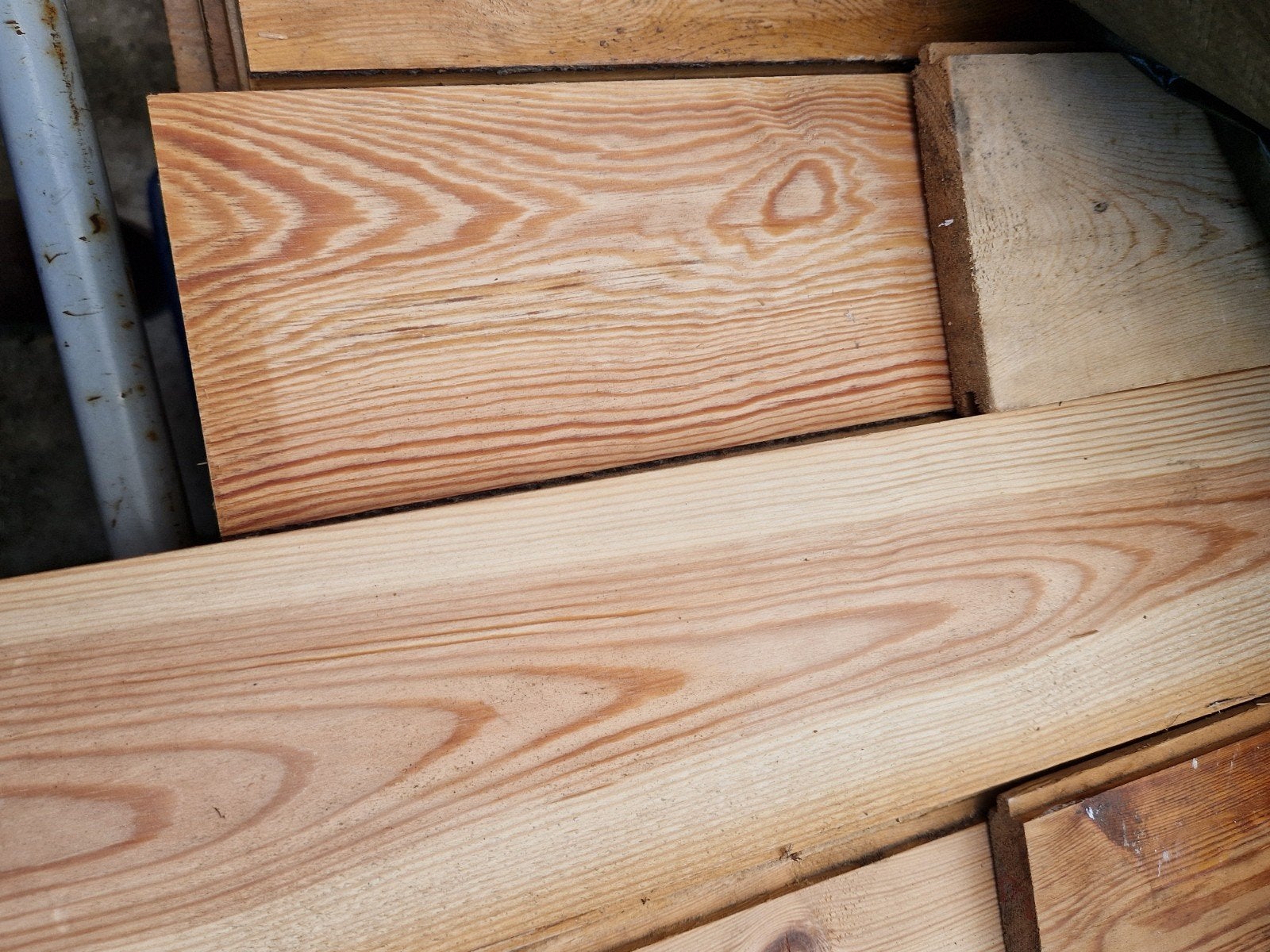 Oregon Pine, Ophalen, Overige houtsoorten, Minder dan 25 mm, Plank