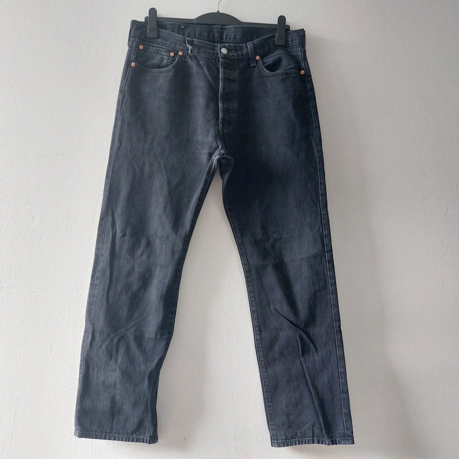 Levis 501 jeans 36, W36 - W38 (confectie 52/54), Levi's, Zwart, Ophalen of Verzenden