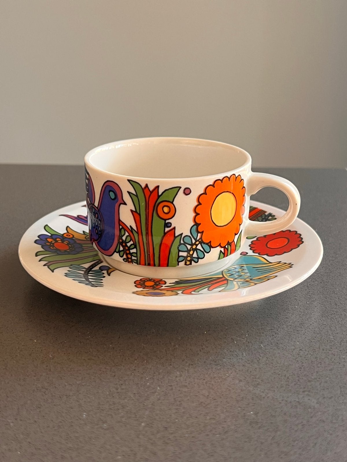 Espresso setje Villeroy & Boch Acapulco - Vintage, Huis en Inrichting, Keuken | Servies, Gebruikt, Villeroy & Boch, Vintage, Ophalen of Verzenden