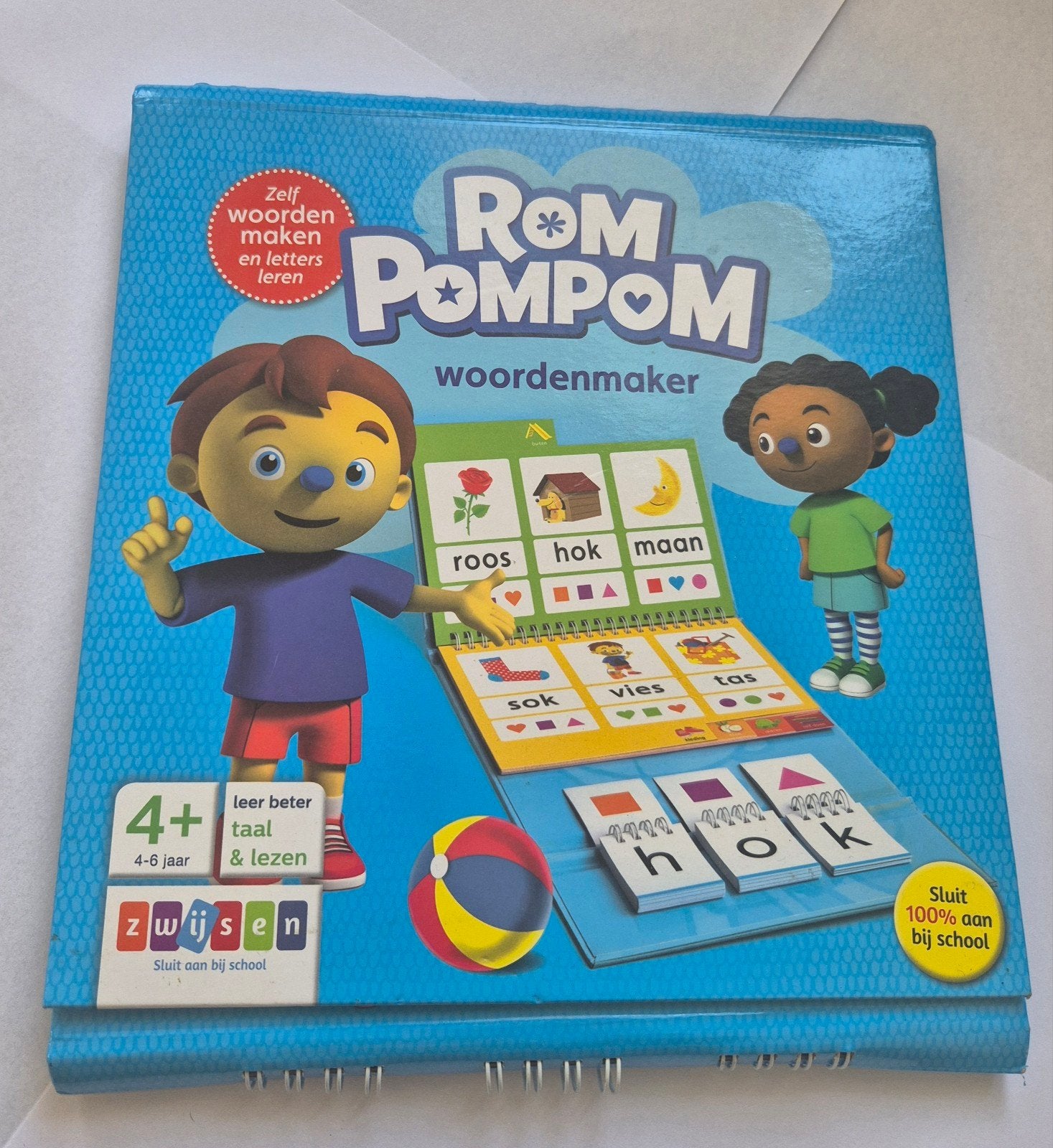 Rom Pom Pom Woordenmaker - Zelf woorden maken en leren, Kinderen en Baby's, Speelgoed | Educatief en Creatief, Ophalen of Verzenden