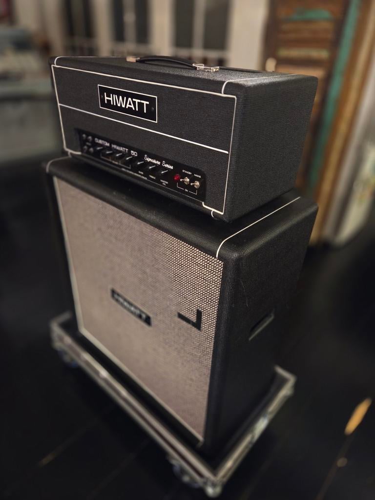 HIWATT CUSTOM 50 SIGNATURE SERIES CP-504 PETE TOWNSHEND, Ophalen, Zo goed als nieuw, 100 watt of meer