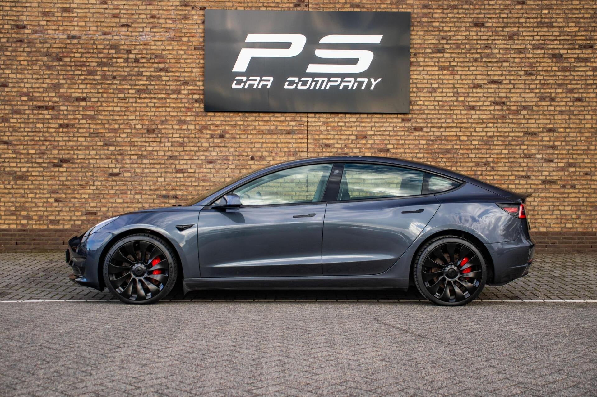 Tesla Model 3 Performance AWD 75 kWh, BTW, SOH 92%, FSD, Auto's, Automaat, Gebruikt, Zwart, 547 km