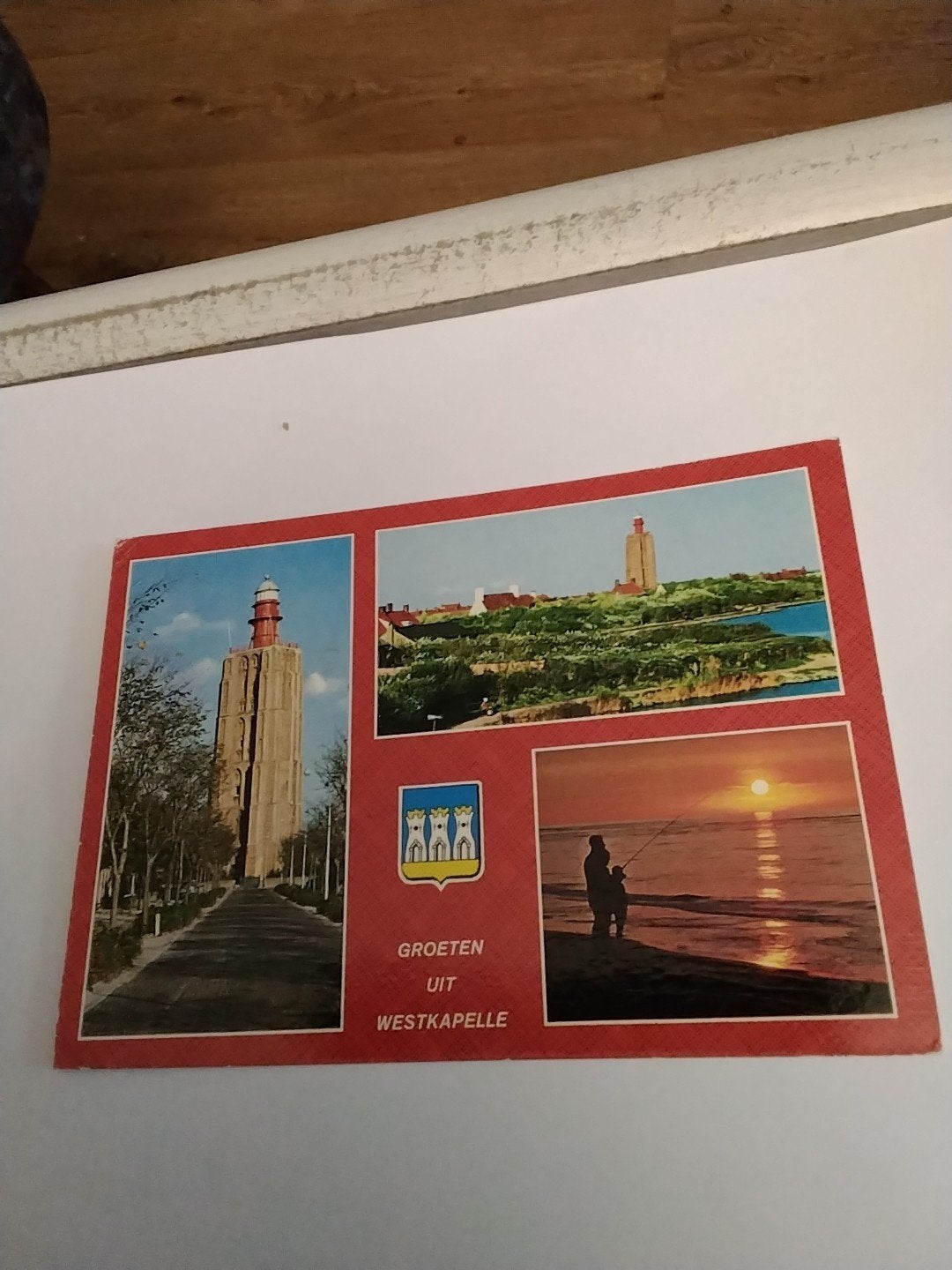 Oude ansichtkaart Groeten uit Westkapelle, Ophalen of Verzenden, 1960 tot 1980, Gelopen, Zeeland