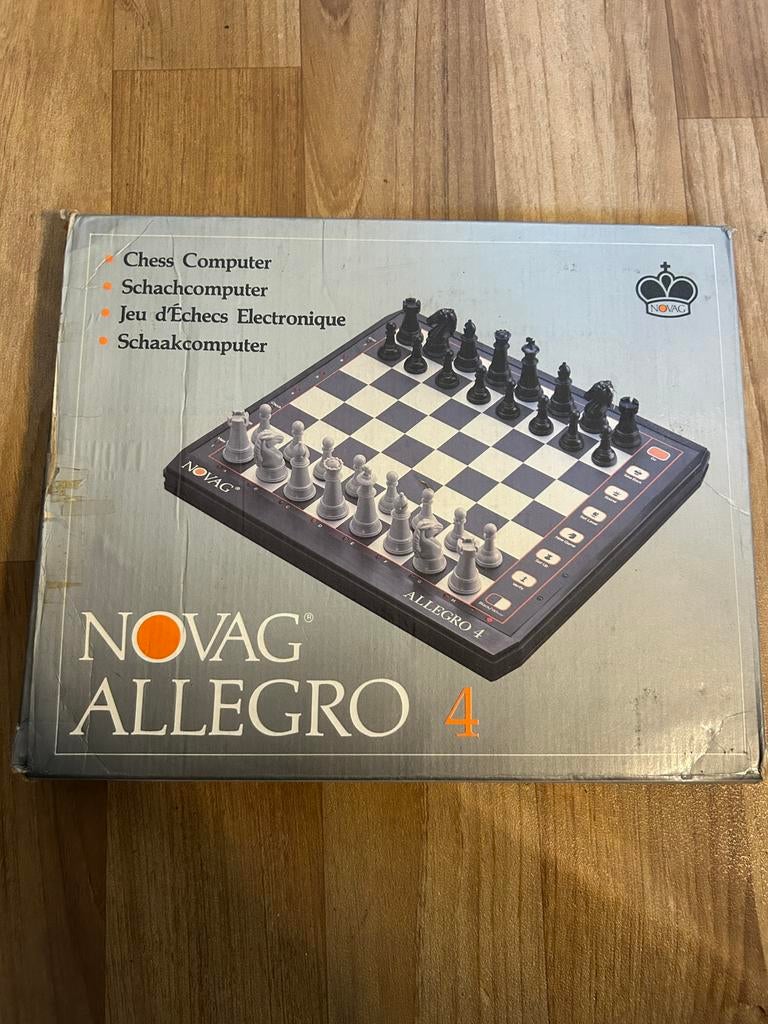 Novag Allegro 4 schaakcomputer, Ophalen of Verzenden, Zo goed als nieuw