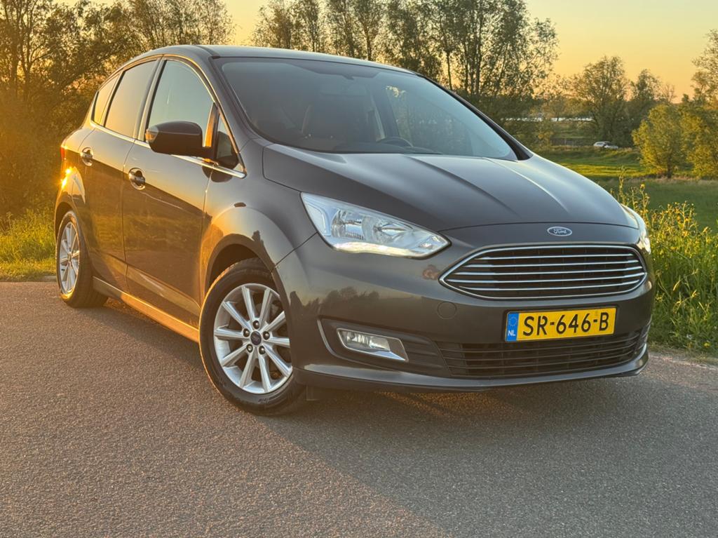Ford C-Max 1.0 Ecoboost 2017 |NW APK| NW D-Riem Full option, Auto's, Voorwielaandrijving, Handgeschakeld, 3 cilinders, 5 stoelen