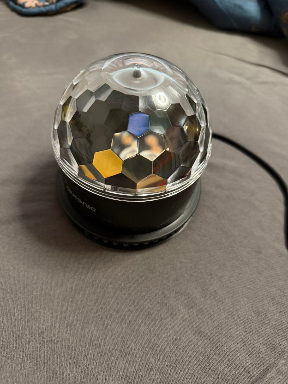 Leuke discolamp met vaste snoer, Ophalen, Zo goed als nieuw, Discobol, Geluidgestuurd
