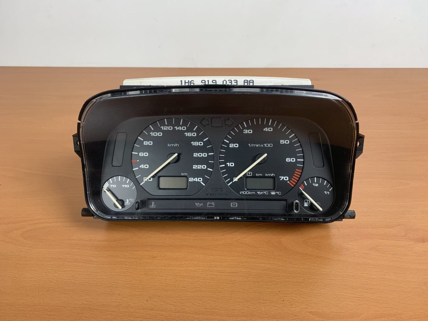 kilometerteller vw golf 3 GTI 2.0 1991 tot 1997 1H6919033AA, Auto-onderdelen, Dashboard en Schakelaars, Volkswagen, Gebruikt, Ophalen of Verzenden