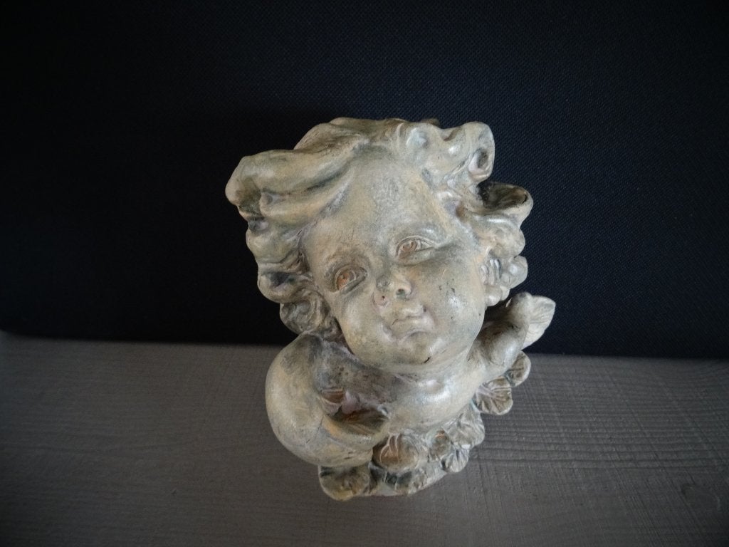 Houten beeldje Engeltje, Ophalen of Verzenden