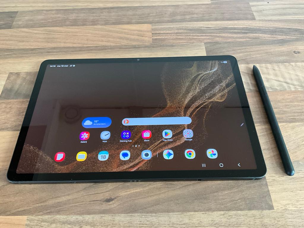 Samsung Galaxy Tab S8 SM-X700 256GB met Smartpen en covers, Computers en Software, Android Tablets, Ophalen, Zo goed als nieuw