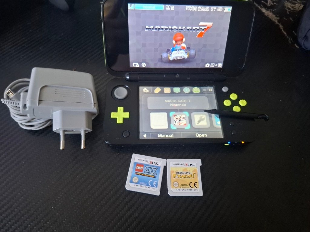 2ds xl, Verzenden, 2DS XL, Groen, Gebruikt
