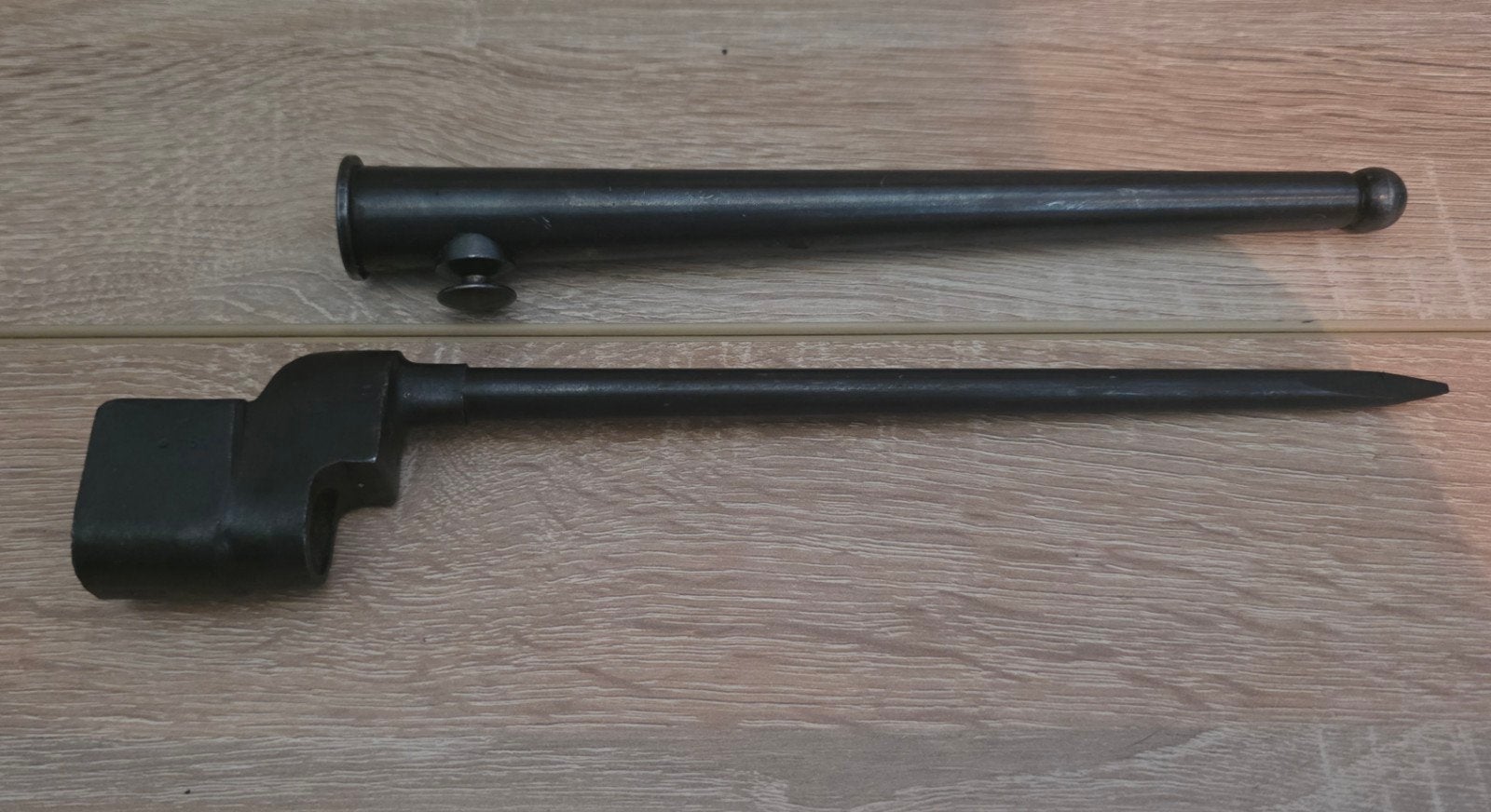 Britse Enfield NO.4 spike bajonet WW2, Ophalen of Verzenden, Engeland, Mes of Dolk