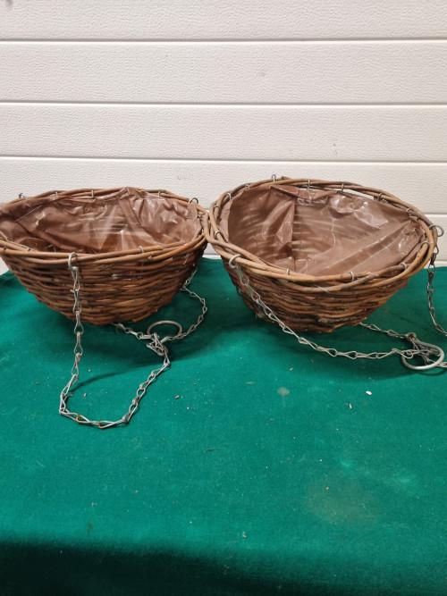 Plantenhangmanden met ketting en haak, Ophalen of Verzenden, 'T Olde Gre-j, Info@toldegrej.nl, Endepoelstraat 20f Didam