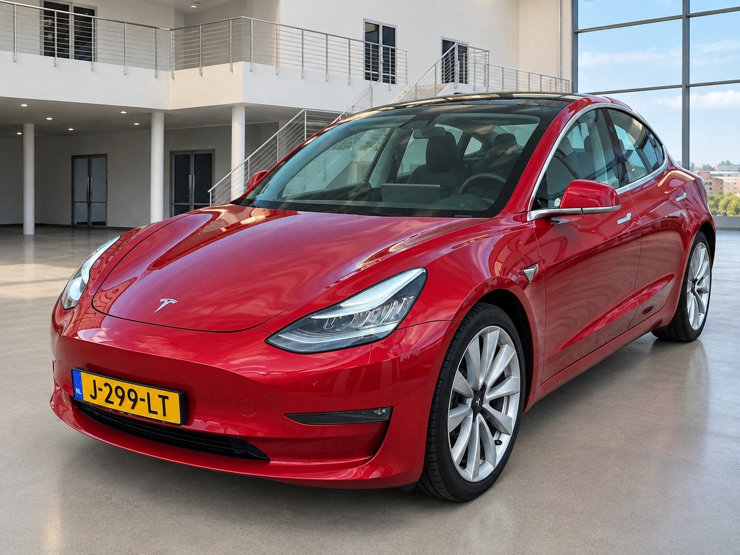 Tesla Model 3 Long Range AWD 75 kWh| soh 87%, Auto's, Automaat, 530 km, 84 €/maand, Te koop
