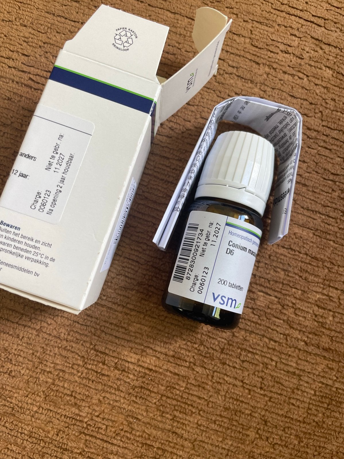 VSM Conium maculatum D6 - Homeopathisch geneesmiddel, Ophalen of Verzenden, Nieuw, Overige typen
