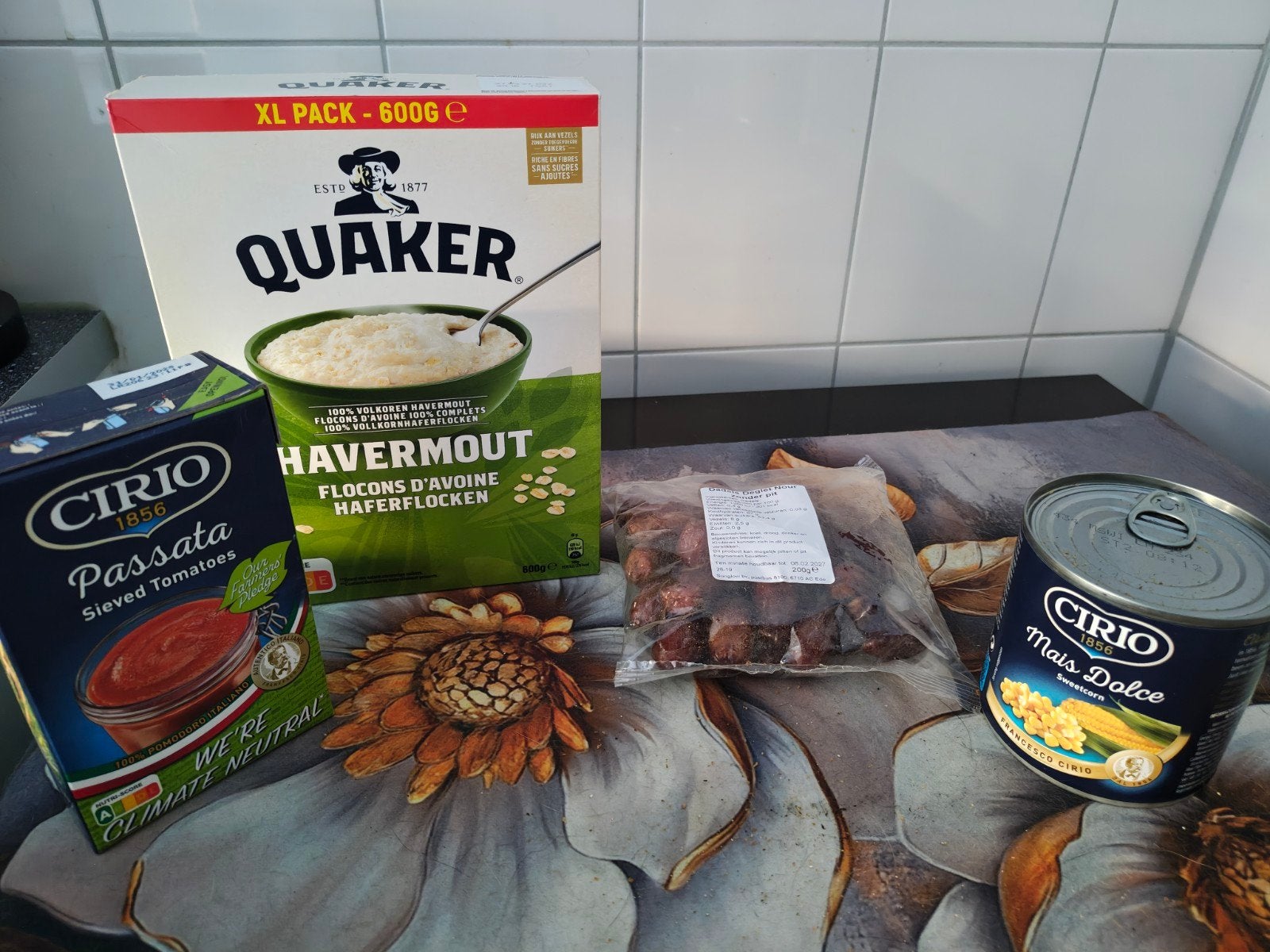 pakketje eten, Ophalen