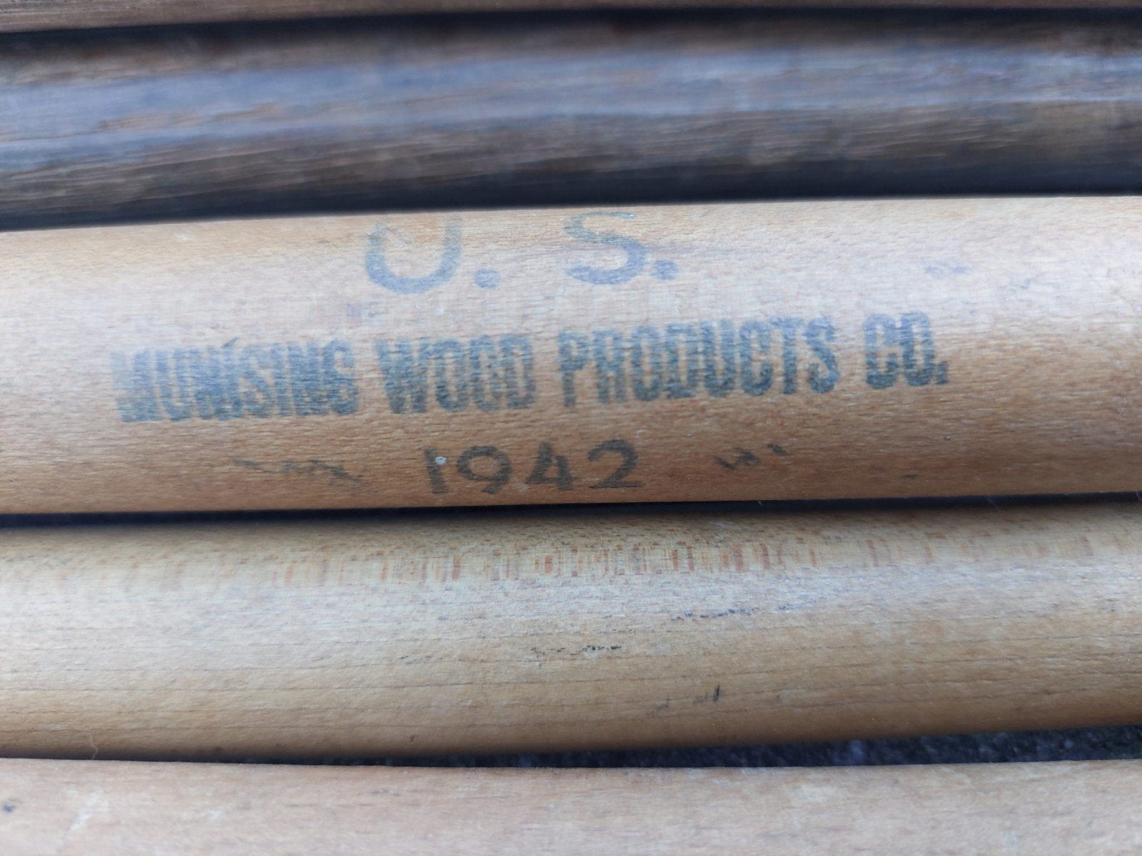 US Army WO2 tent poles duo, Verzamelen, Militaria | Tweede Wereldoorlog, Ophalen of Verzenden, Landmacht, Amerika, Overige typen