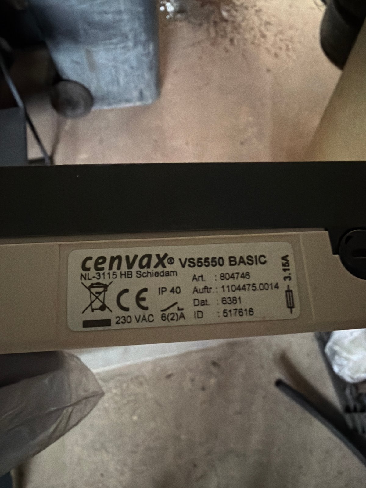 Cenvax VS5550 BASIC, Ophalen, Nieuw