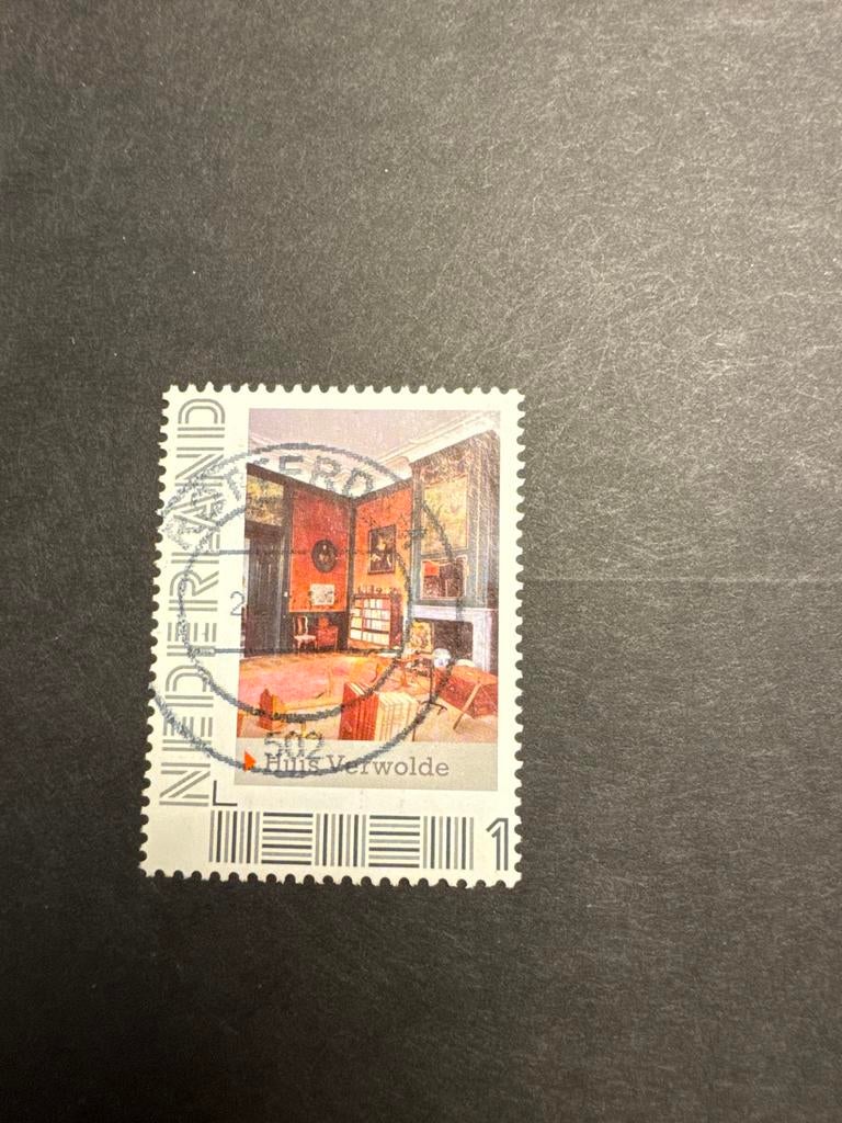 Persoonlijke postzegel Huis Verwolde gestempeld, Ophalen of Verzenden, Na 1940, Gestempeld