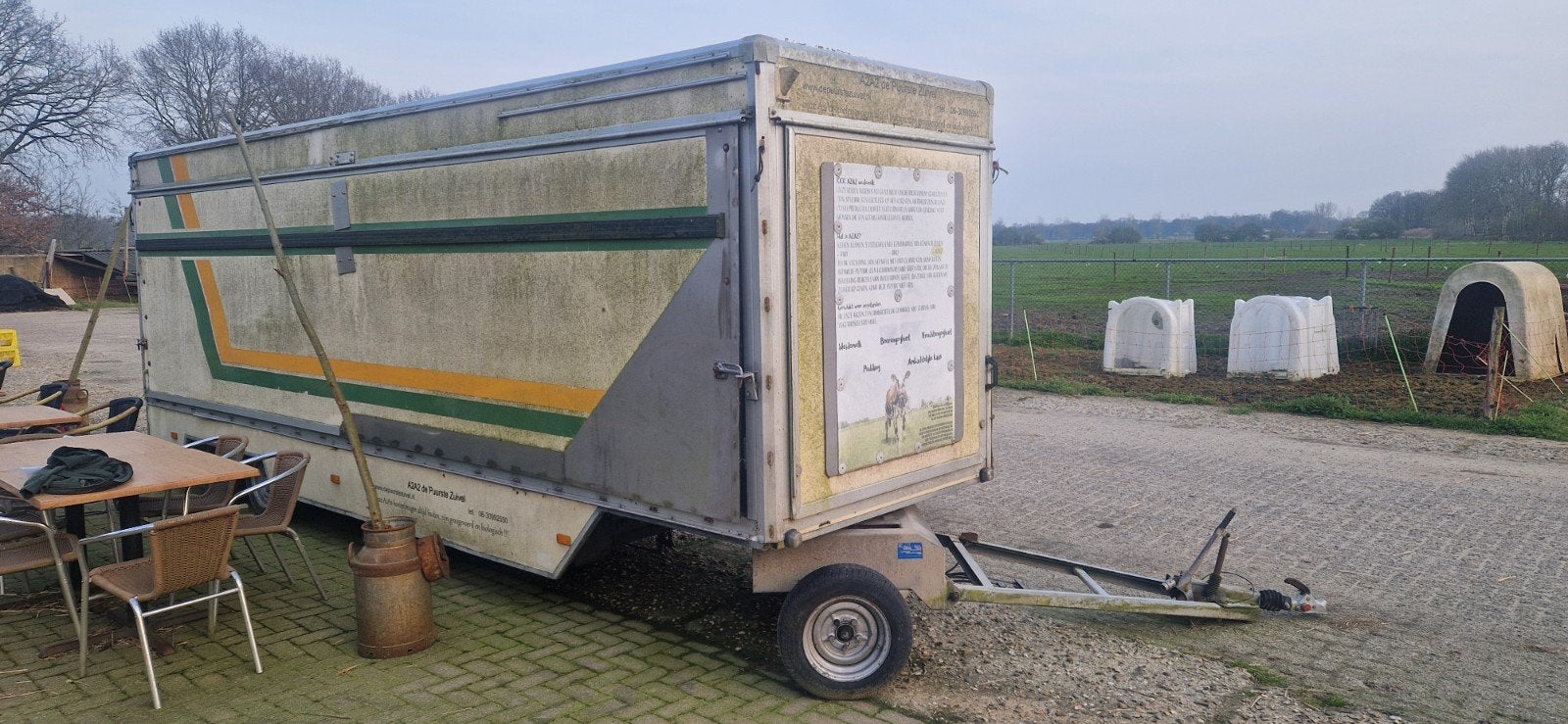 Verkoopwagen 6 meter, Ophalen of Verzenden