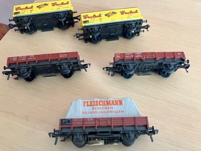 Laatste Fleischmann wagons  HO, Gelijkstroom, Fleischmann, Wagon, Ophalen of Verzenden