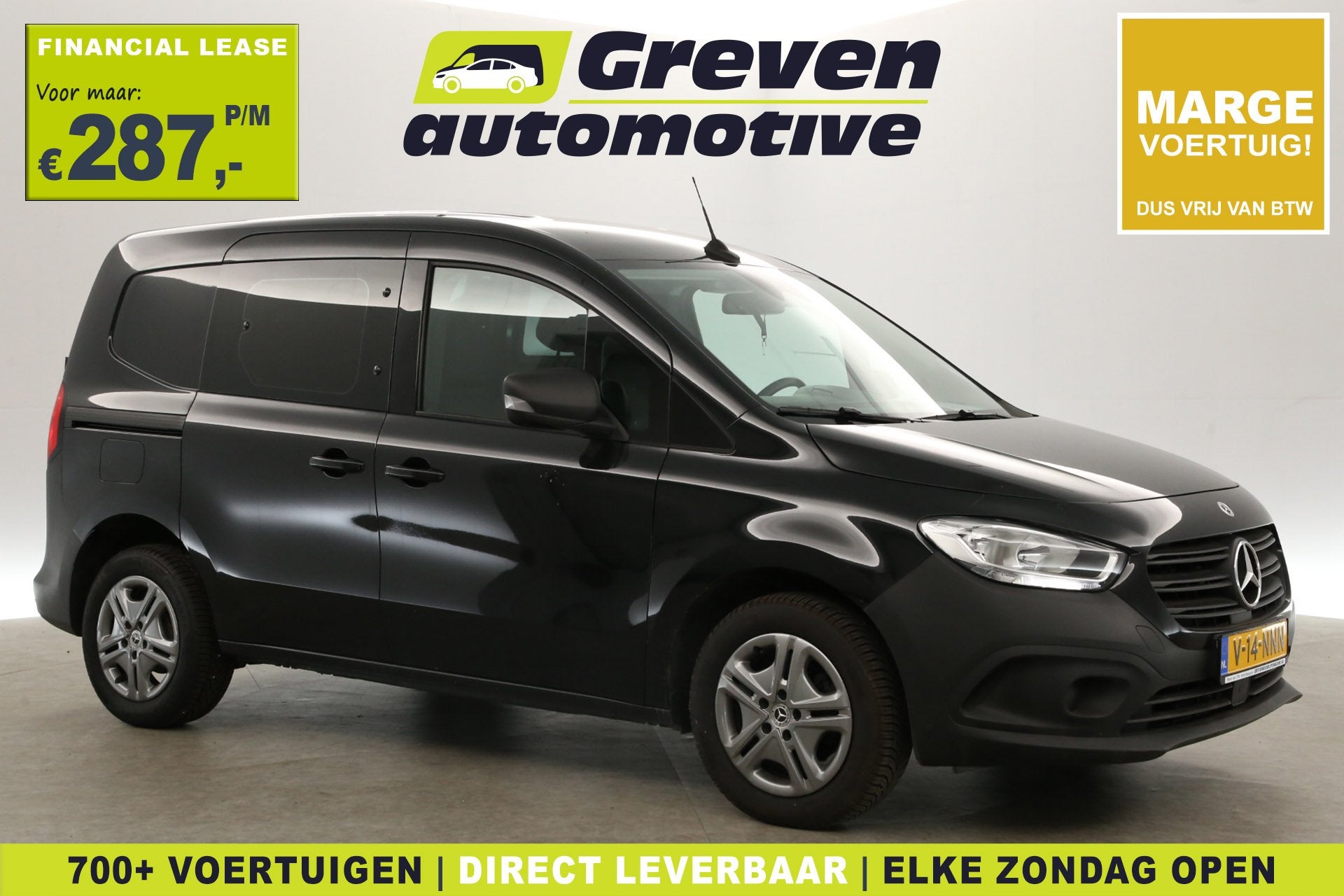 Mercedes-Benz Citan 108 CDI | Marge | Airco | Camera | Parke, Voorwielaandrijving, Stof, Gebruikt, Euro 6
