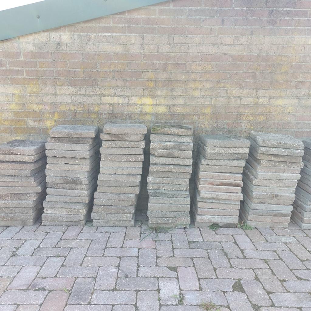 Gratis stoeptegels, Ophalen of Verzenden, Gebruikt, Beton, Overige typen