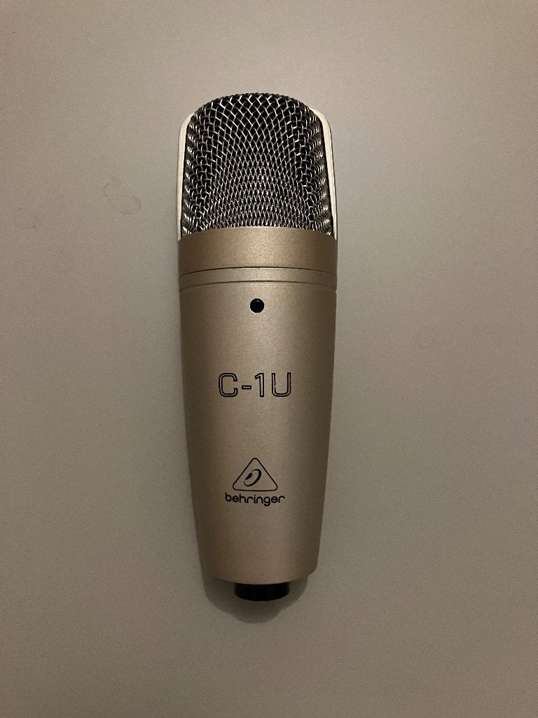 Behringer C1U Microfoon, Ophalen of Verzenden, Gebruikt, Studiomicrofoon