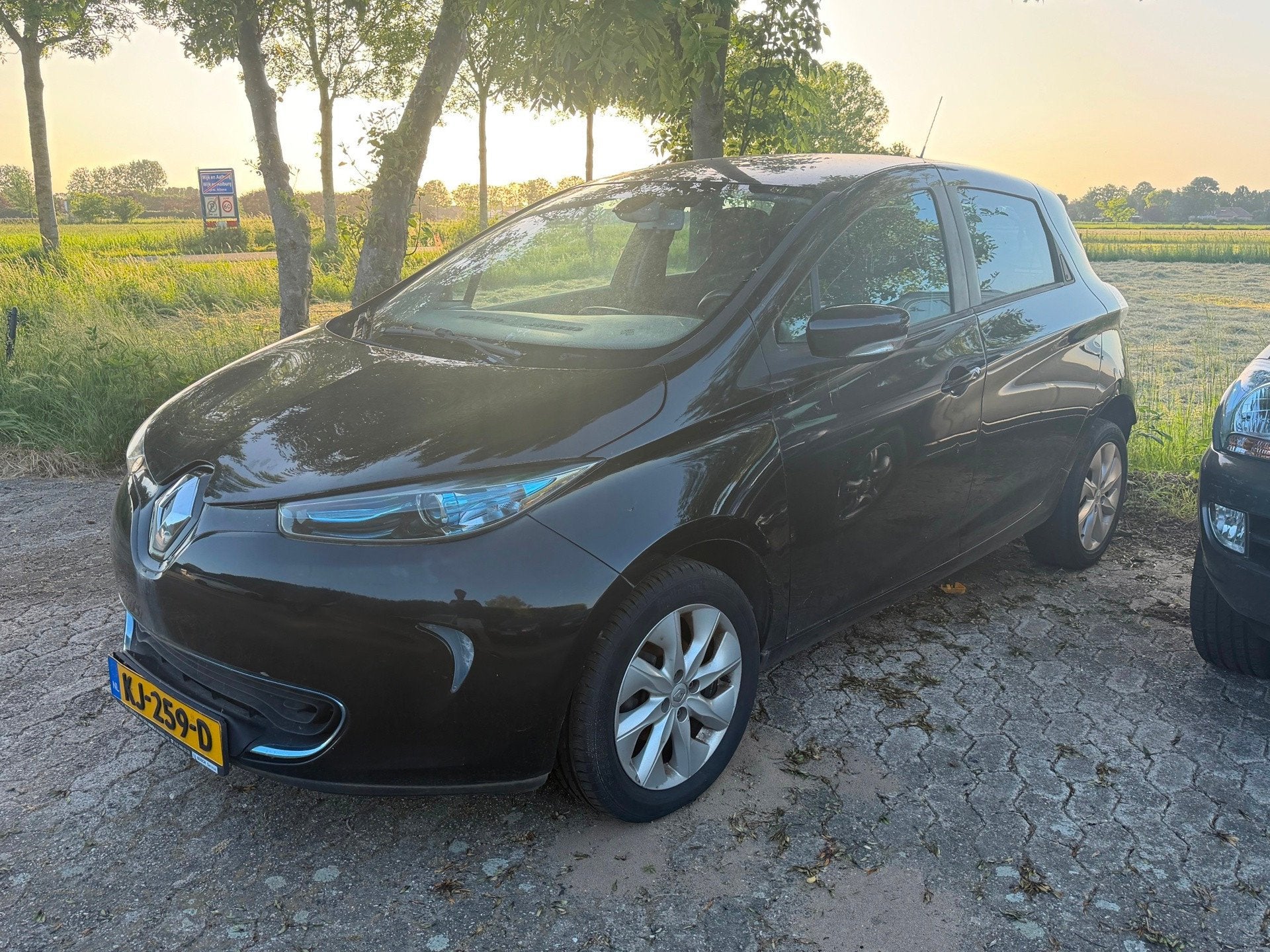 Renault ZOE Q210 Zen GEEN ACCUPAKKET Quickcharge aanwezig Ai, Auto's, Renault, Stof, Gebruikt, 360 min, Grijs