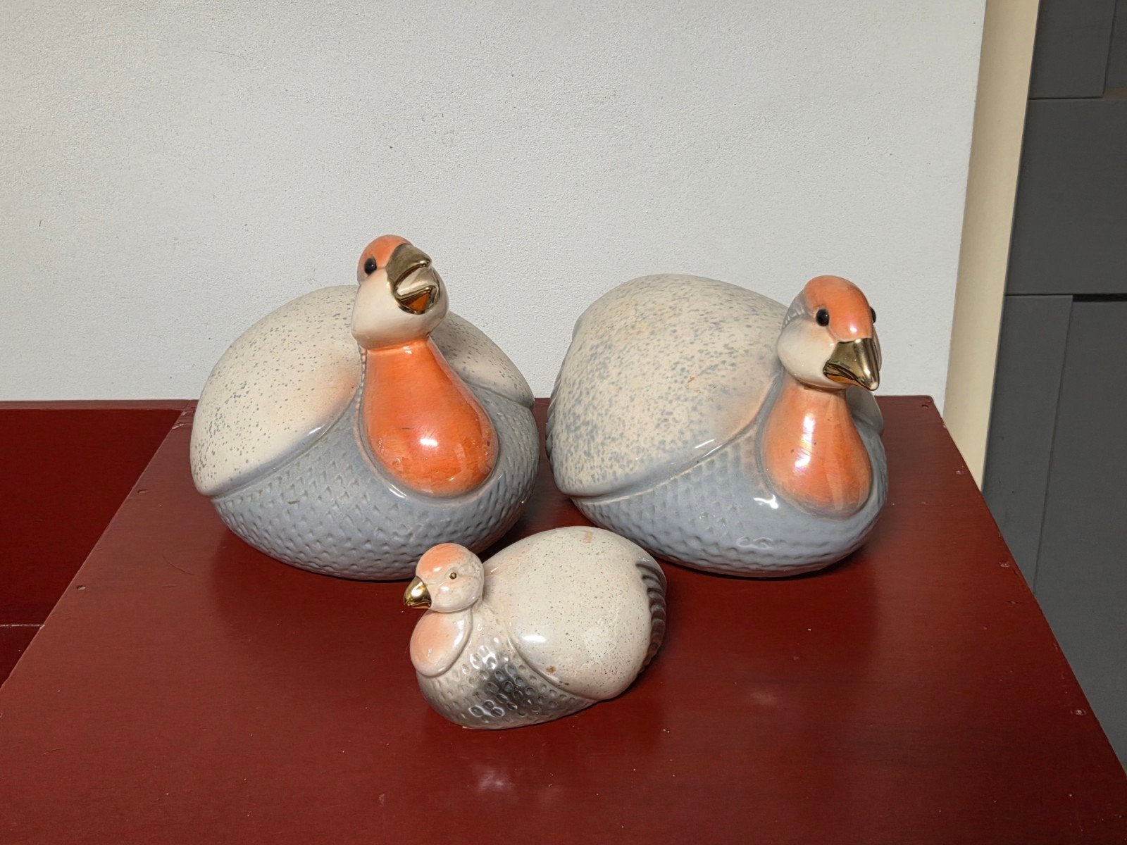 3 beelden van eenden vogels, Verzamelen, Beelden en Beeldjes, Ophalen of Verzenden, Zo goed als nieuw, Dier