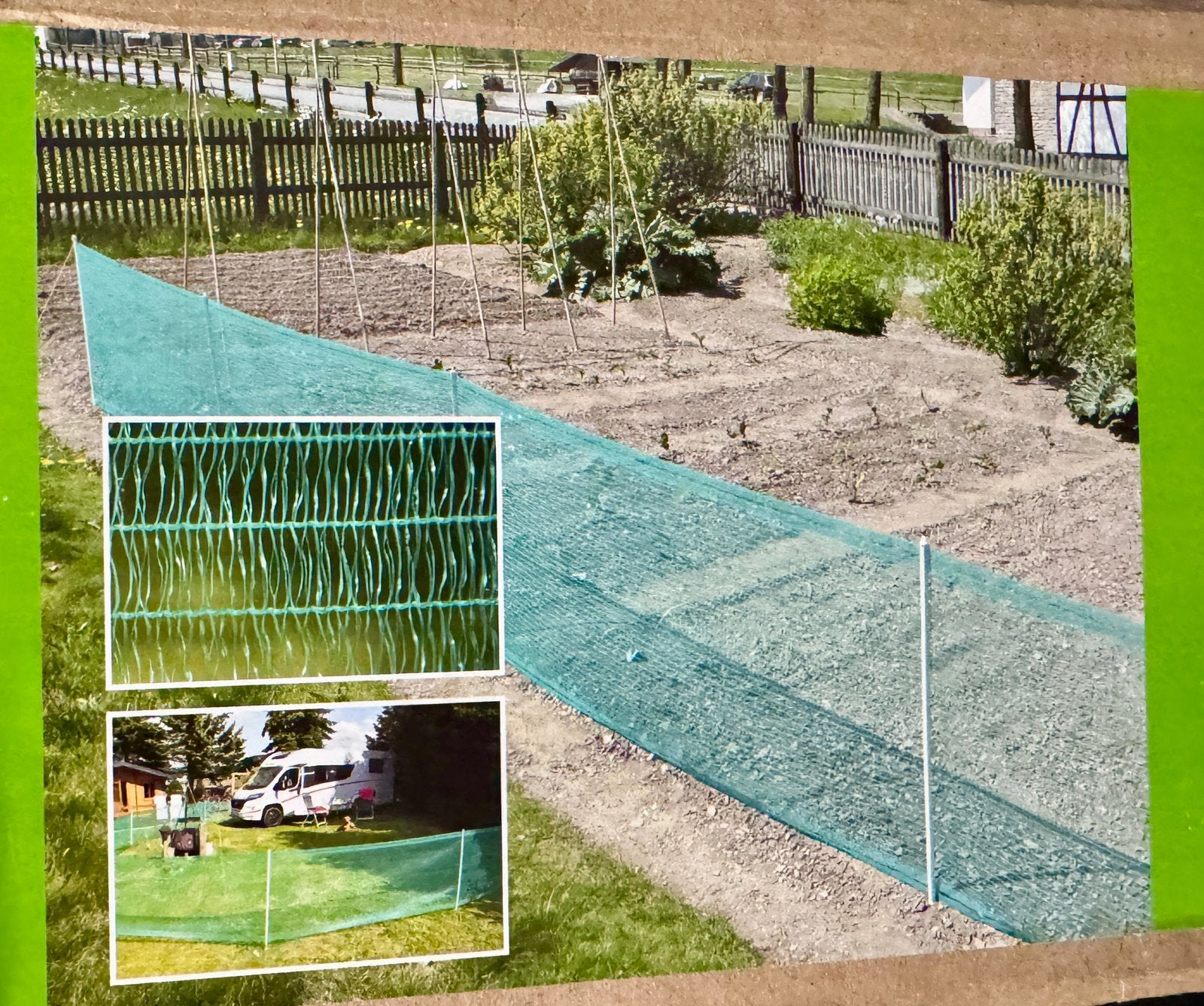 Afrasteringnet 20 meter lang 80 cm hoog, Ophalen, Zo goed als nieuw