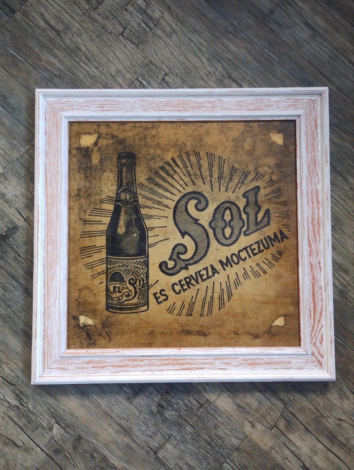Sol Cerveza bier reclamebord, Verzamelen, Biermerken, Ophalen of Verzenden, Nieuw, Reclamebord, Plaat of Schild, Overige merken