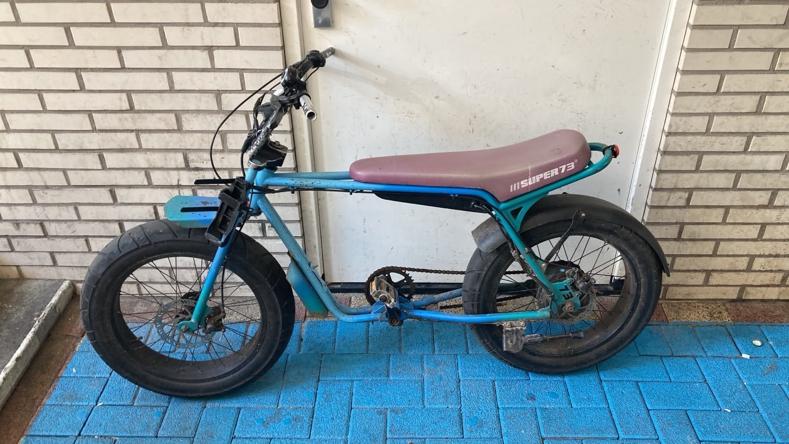 Super73 E-bike - Stoere elektrische fiets met dikke banden, Gebruikt, Versnellingen, Minder dan 49 cm, Schijfrem
