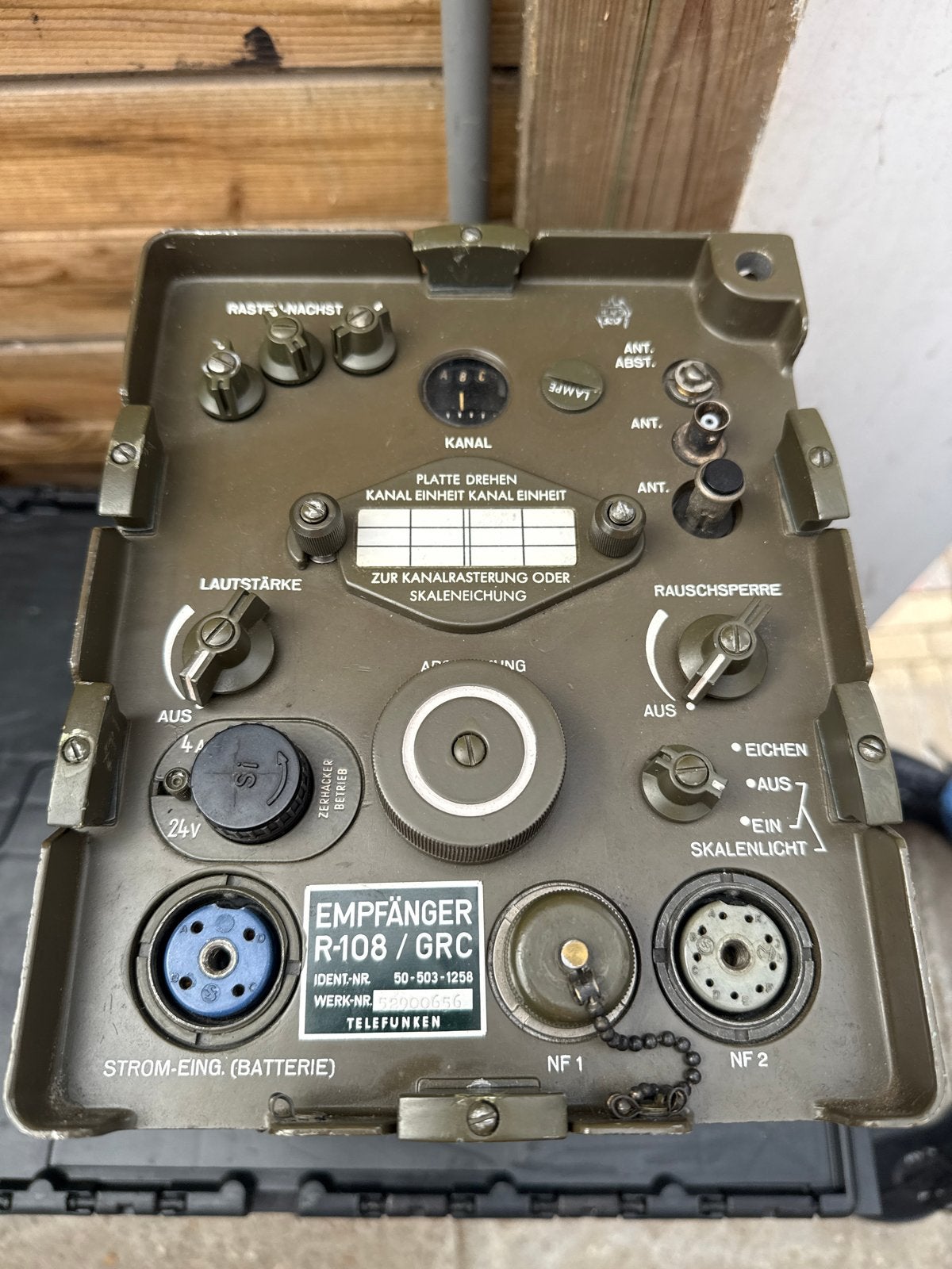 Militaire Ontvanger R-108/GRC - Vintage Radio Apparatuur, Ophalen, Gebruikt, Ontvanger