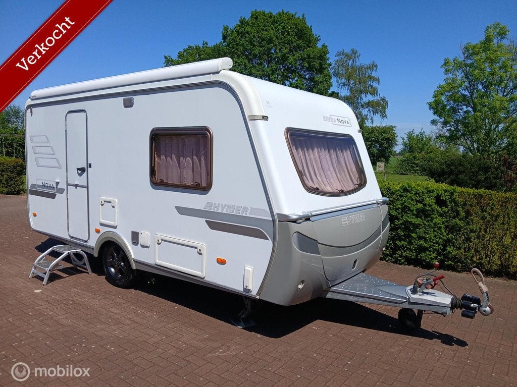 Eriba 470 2005, Mover, Airco, Enkele bedden, Cassette Luifel, Caravans en Kamperen, Bedrijf, Luifel, Eriba, 1000 - 1250 kg