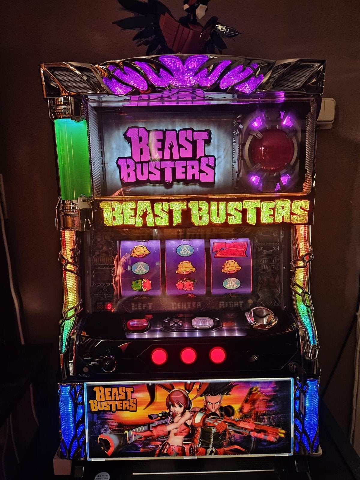 Beast Busters Pachislot Machine - Japanse Gokkast, Verzamelen, Automaten | Gokkasten en Fruitautomaten, Overige munten, Ophalen