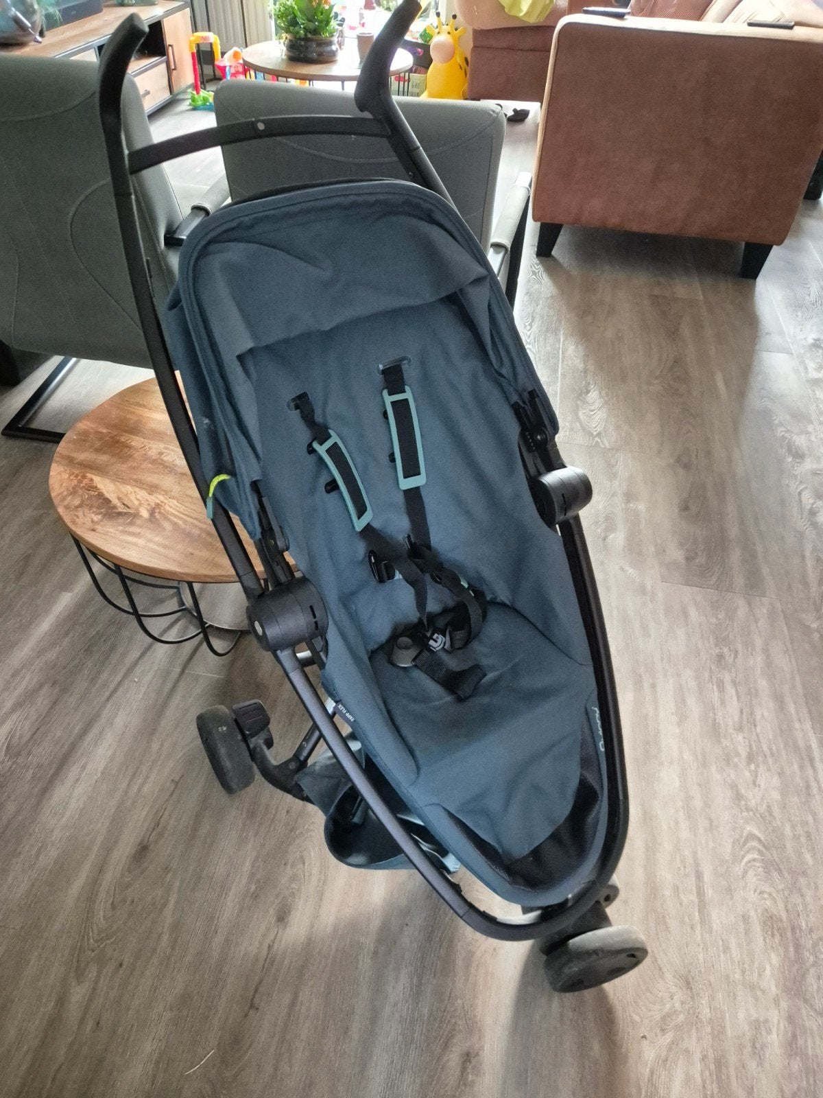 Quinny Zapp Flex - Groen met regenhoes, Ophalen, Zo goed als nieuw, Kinderwagen, Quinny